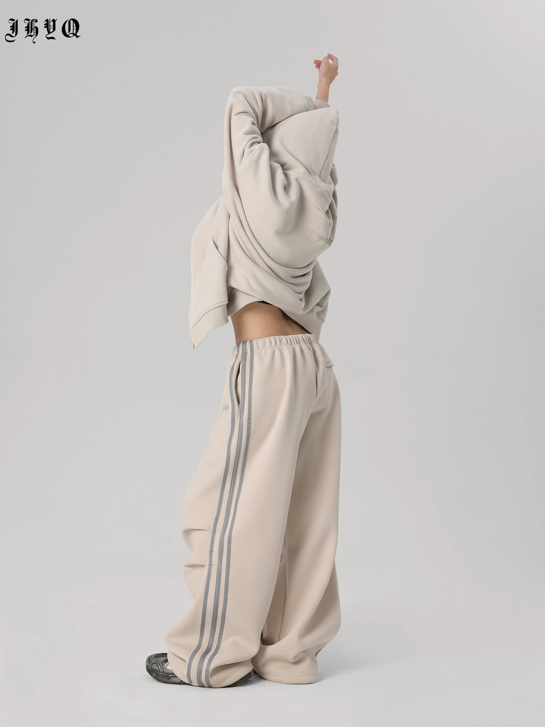 JHYQ Striped Loose Sports Paratrooper Sweatpants