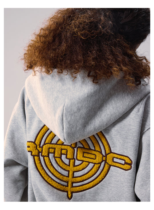 Remedy Terry Embroidery Zip Up Hoodie | Face 3 Face