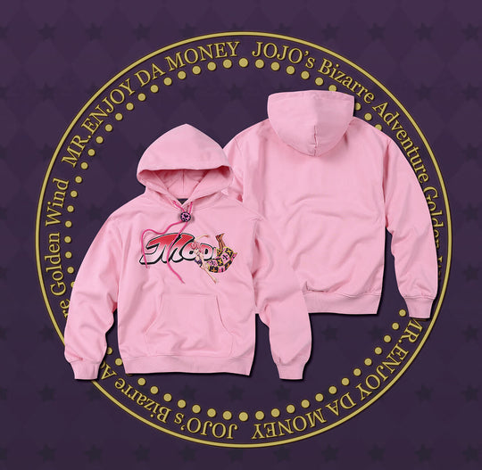 MEDM × JOJO Accent Drawstring Print Hoodie | Face 3 Face