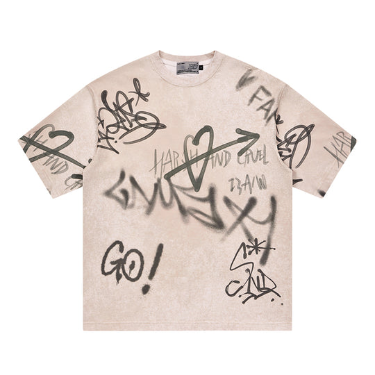 Harsh and Cruel Spray Painted Tee
