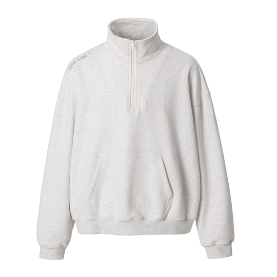 JHYQ 3D Embroidery Half Zip Sweatshirt