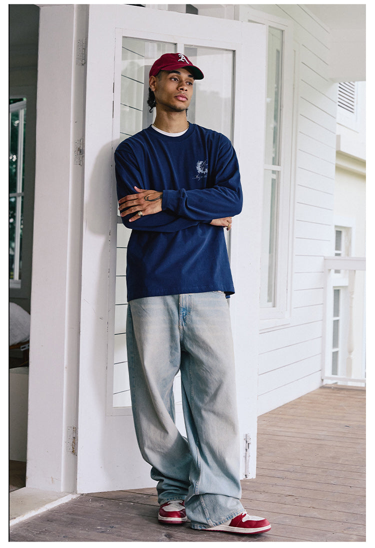 Remedy Wax Seal Handwritten Letter Print Long Sleeve Tee | Face 3 Face