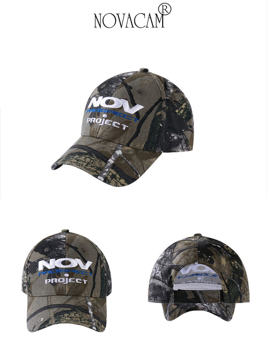 NOVACAM Tree Camo NOV Logo Embroidered Dad Hat | Face 3 Face