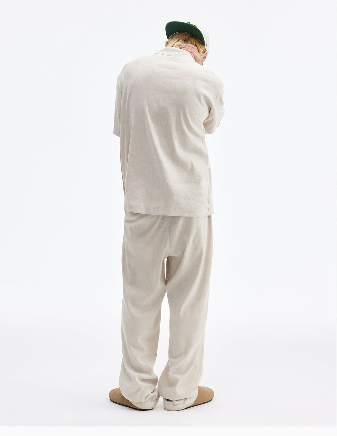 MEDM Linen Cuban Collar Shirt | Face 3 Face