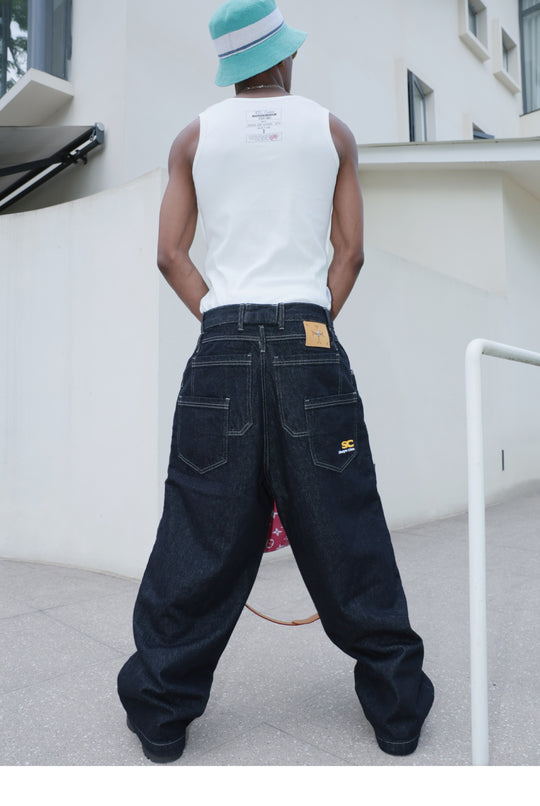 STEEPC Double Waist Structured Multi Pocket Jeans | Face 3 Face