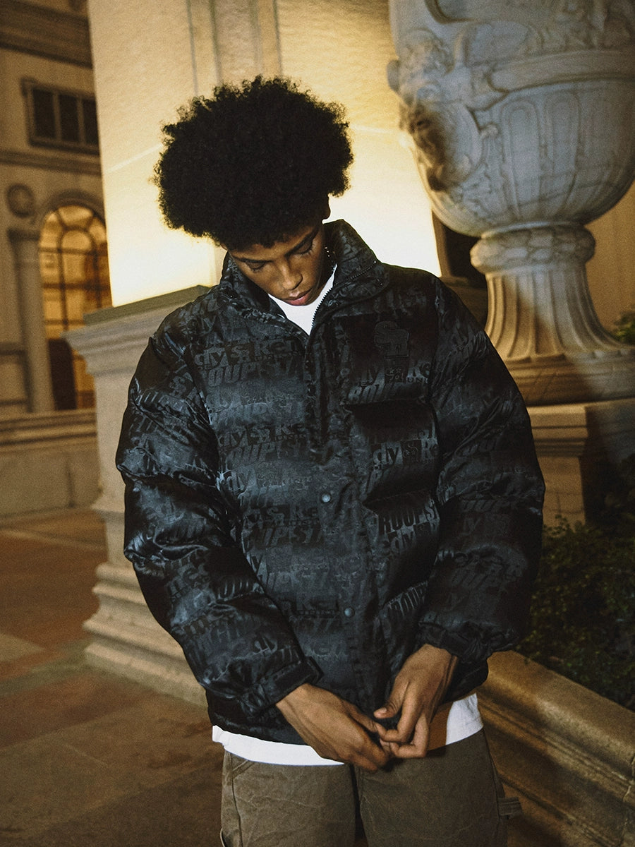 Remedy x STA STARMD SR 3D Logo Full Print Puffer Jacket | Face 3 Face