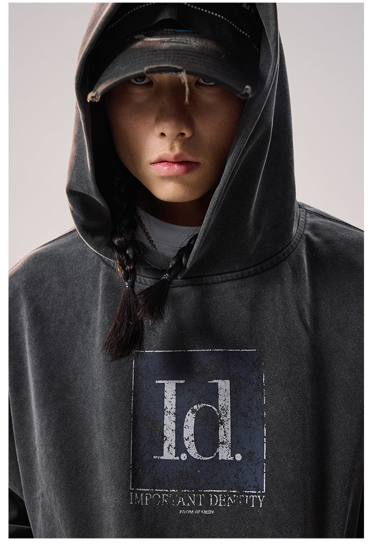 Remedy ID Print Washed Hoodie | Face 3 Face