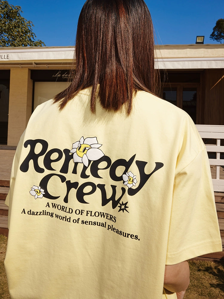 Remedy 3D Flower Logo Print Cool Touch Tee | Face 3 Face