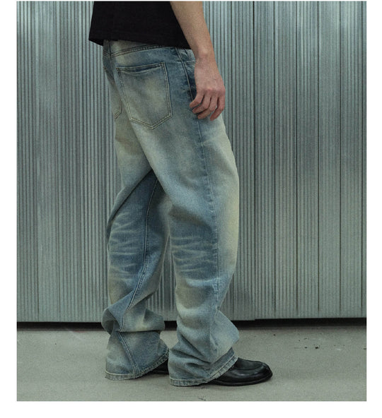 S45 Vintage Whisker Wash Distressed Jeans