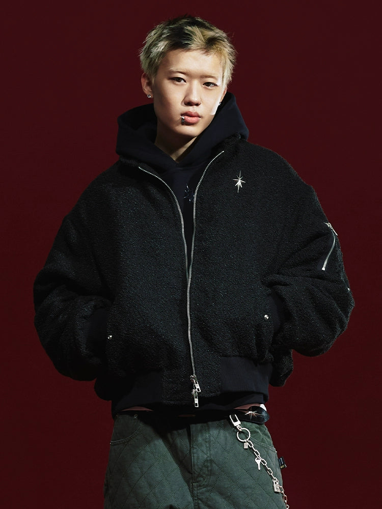 Remedy Textured MA-1 Bomber Jacket | Face 3 Face