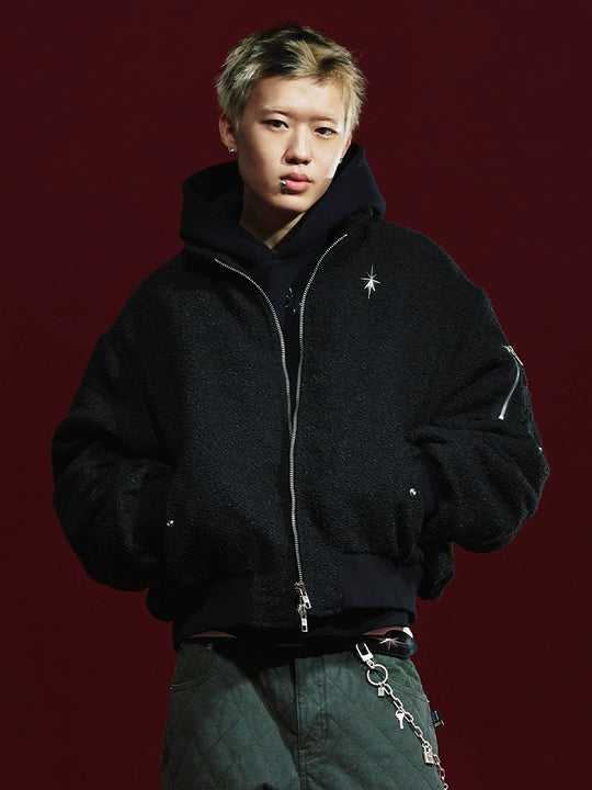 Remedy Textured MA-1 Bomber Jacket | Face 3 Face