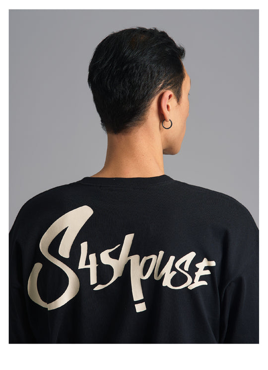 S45 Graffiti Font Logo Print Tee | Face 3 Face