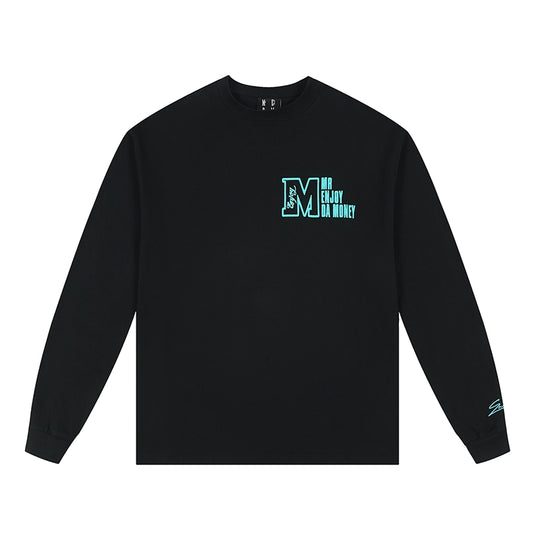 MEDM M Logo Embroidered Long Sleeve Tee | Face 3 Face