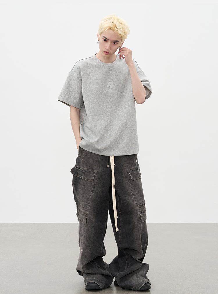 AFGK Air Layer Logo Embroidered Tee | Face 3 Face