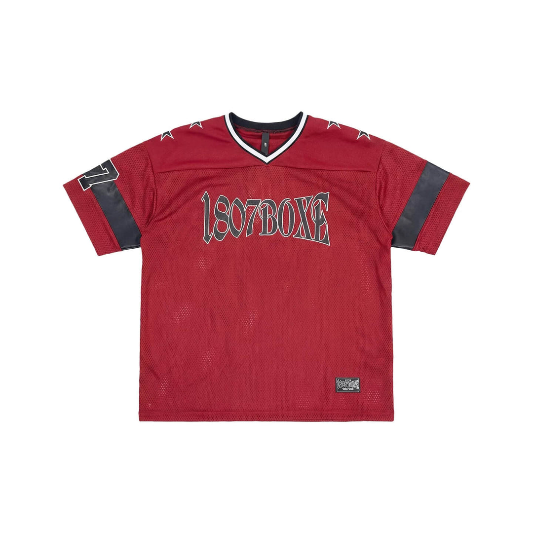 1807 Cracked Print Mesh Short Sleeve Hockey Jersey | Face 3 Face