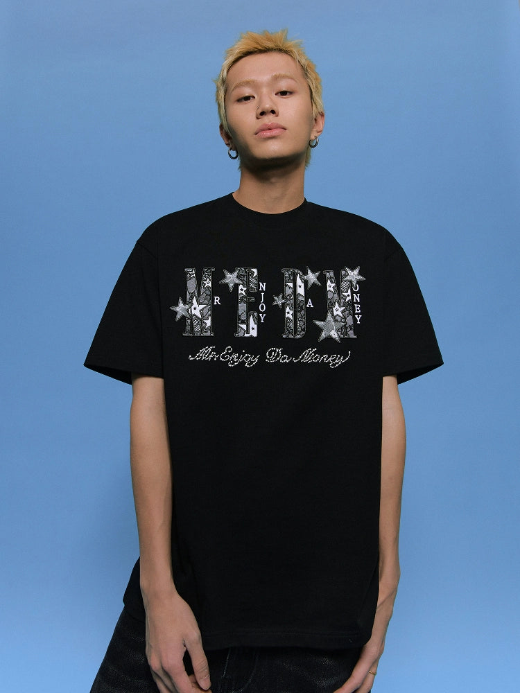 MEDM Star Lace Patch Logo Tee | Face 3 Face