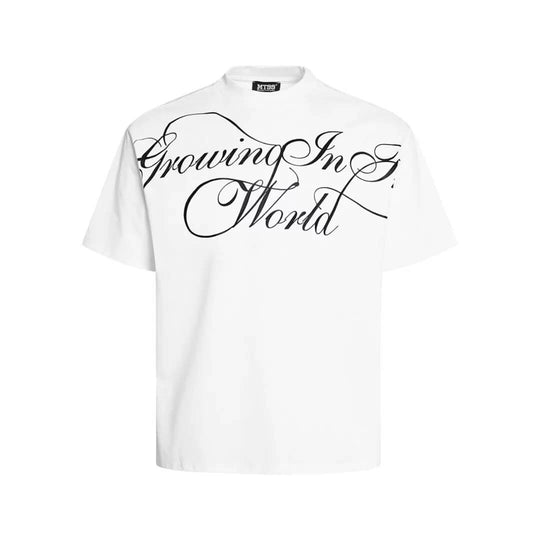 F3F Select Large Calligraphy Print Tee | Face 3 Face