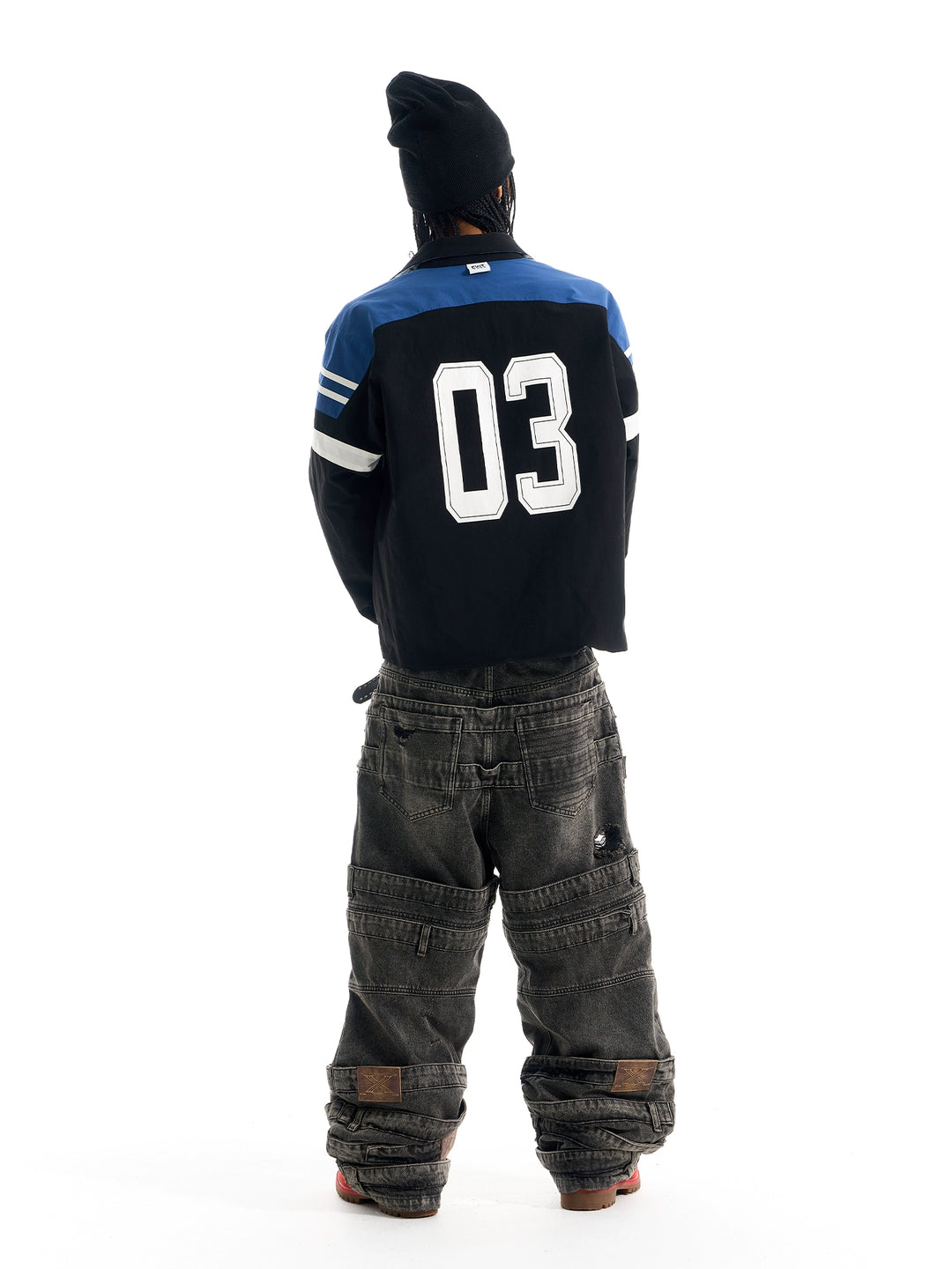 BLIND NO PLAN Reversible Plaid Long Sleeve Shirt Jacket | Face 3 Face