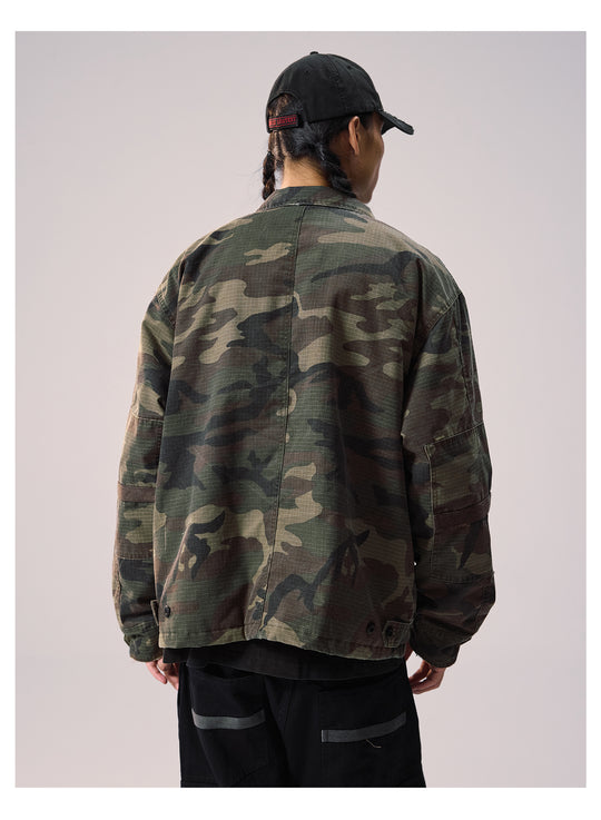Remedy Camouflage Hooded Military BDU Jacket | Face 3 Face
