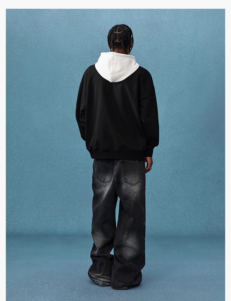 MEDM Layered Look Color Block Hoodie | Face 3 Face