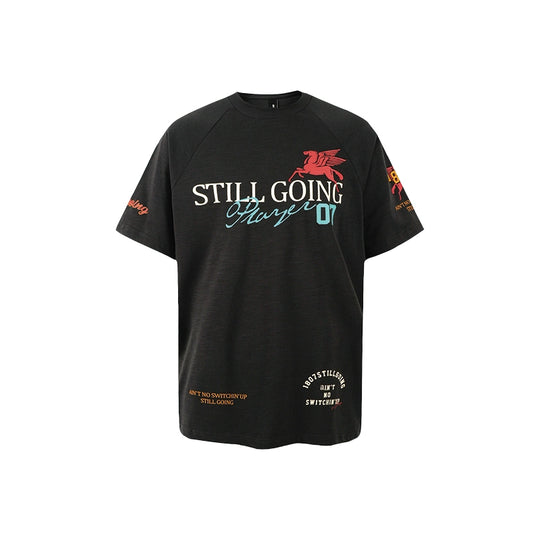 1807 Pegasus Print Raglan Tee | Face 3 Face