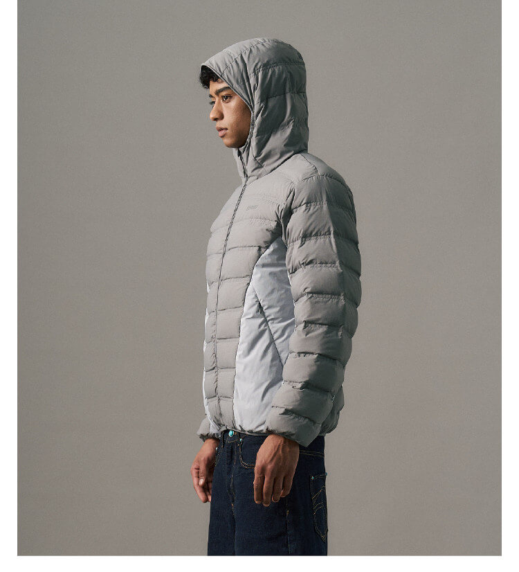 S45 Two Tone Double Stitched Lightweight Down Jacket | Face 3 Face