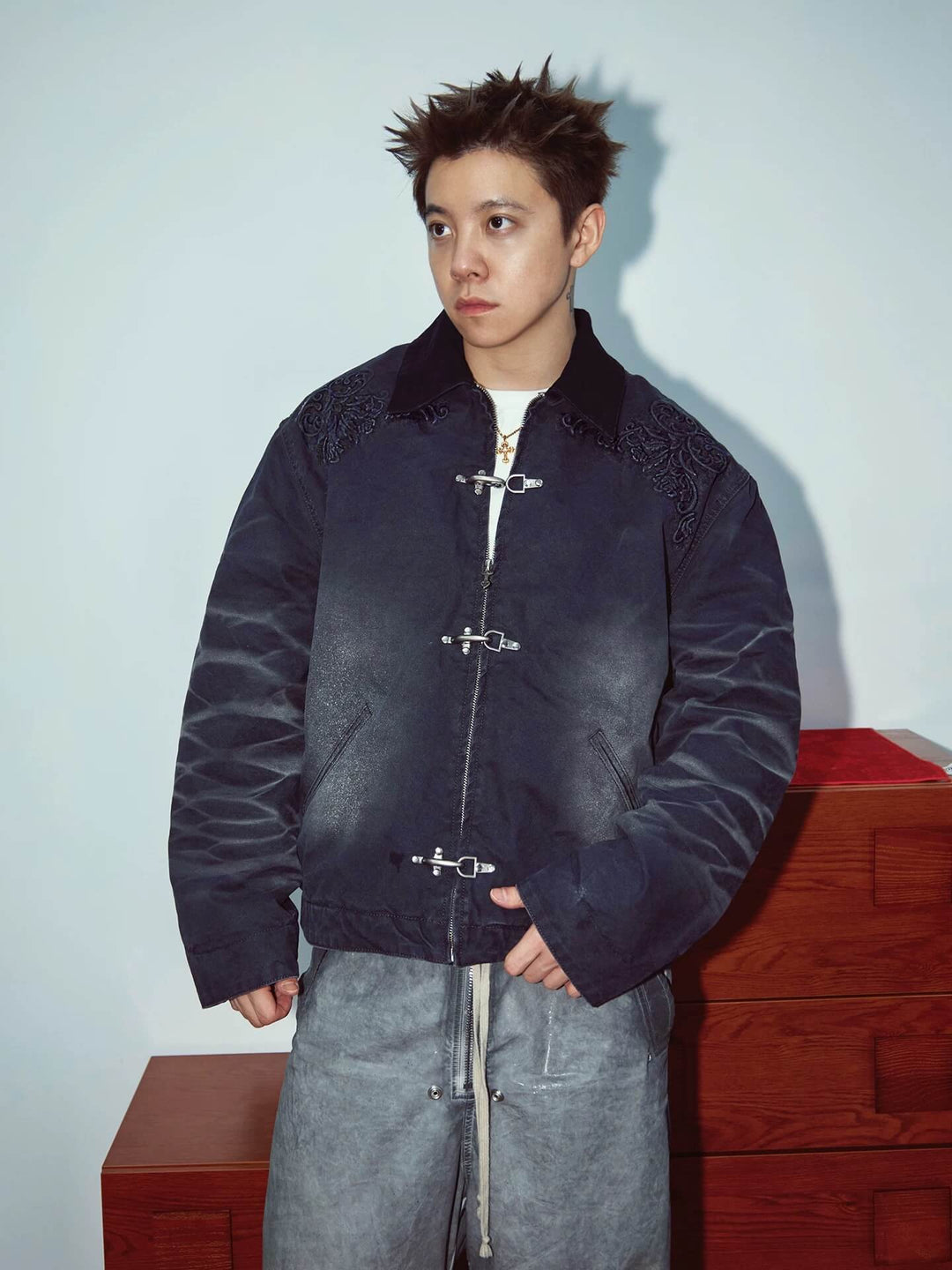 YADcrew Washed Detroit Work Jacket | Face 3 Face