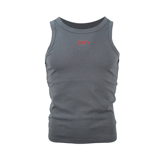 TGFCLUB 223 Logo Embroidered Slim Tank Top | Face 3 Face