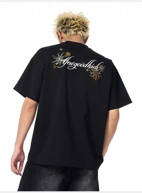 AFGK Fireworks Embroidered Tee | Face 3 Face