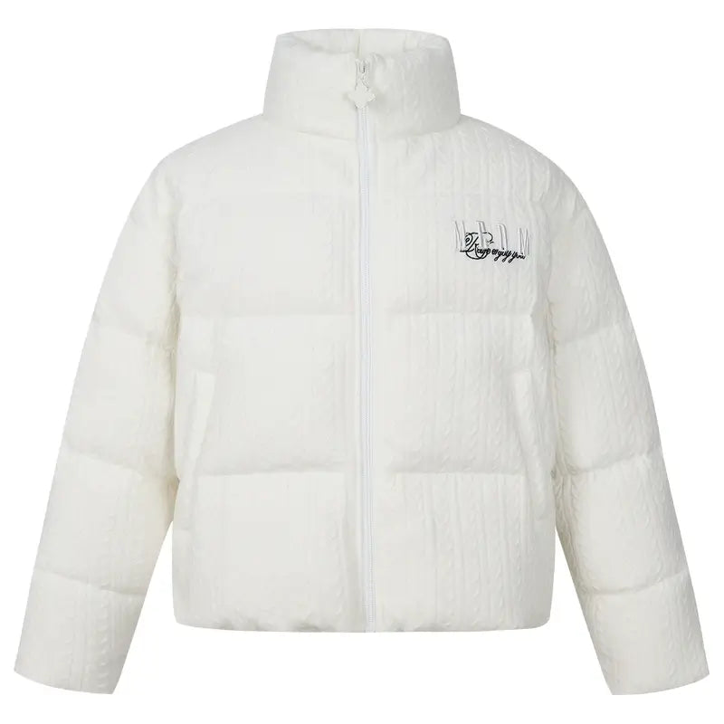 MEDM Cable Knit Down Jacket | Face 3 Face