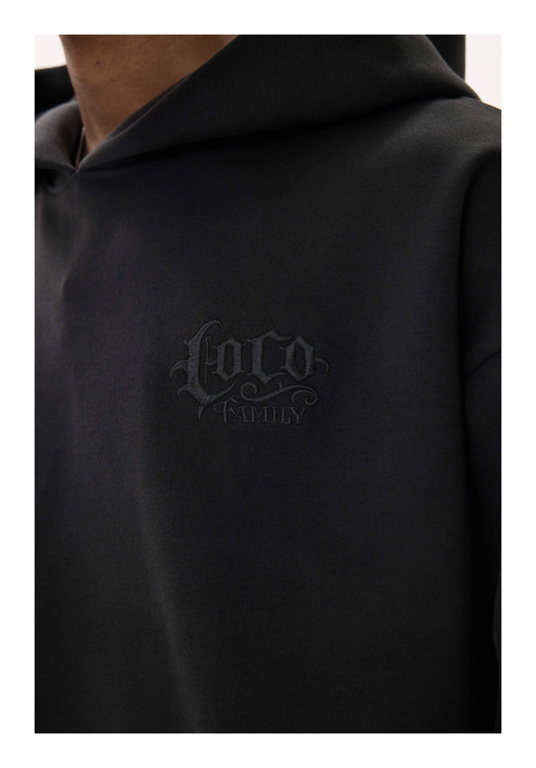 KARMANISTIC x LOCO Logo Embroidered Hoodie | Face 3 Face