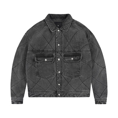 1807 Quilted Denim Jacket | Face 3 Face