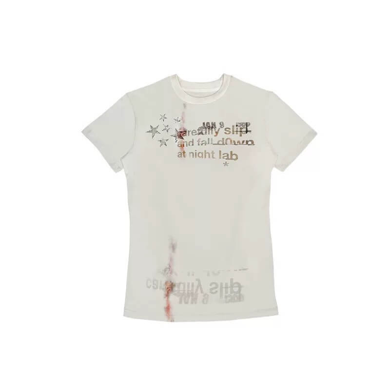 Night Lab Distorted Star Graphic Tee | Face 3 Face