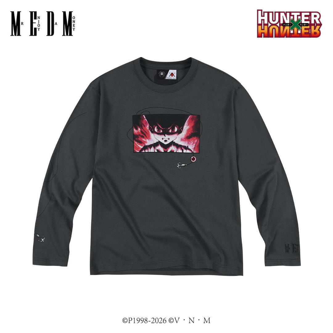 MEDM × HUNTER×HUNTER Character Print Embroidered Long Sleeve Tee | Face 3 Face