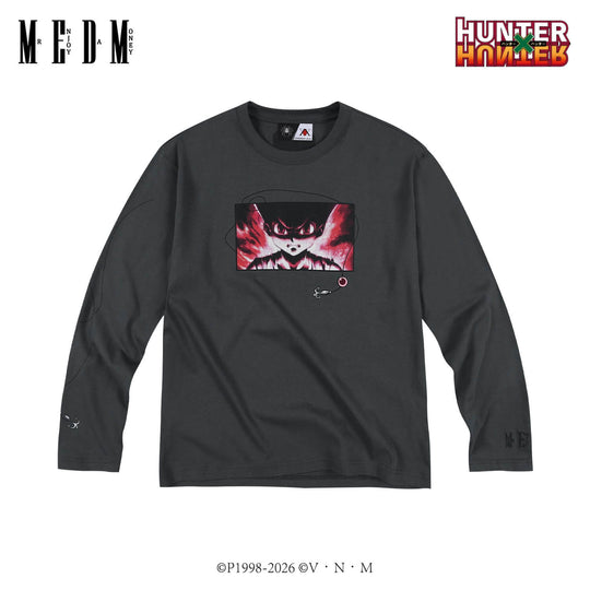 MEDM × HUNTER×HUNTER Character Print Embroidered Long Sleeve Tee | Face 3 Face