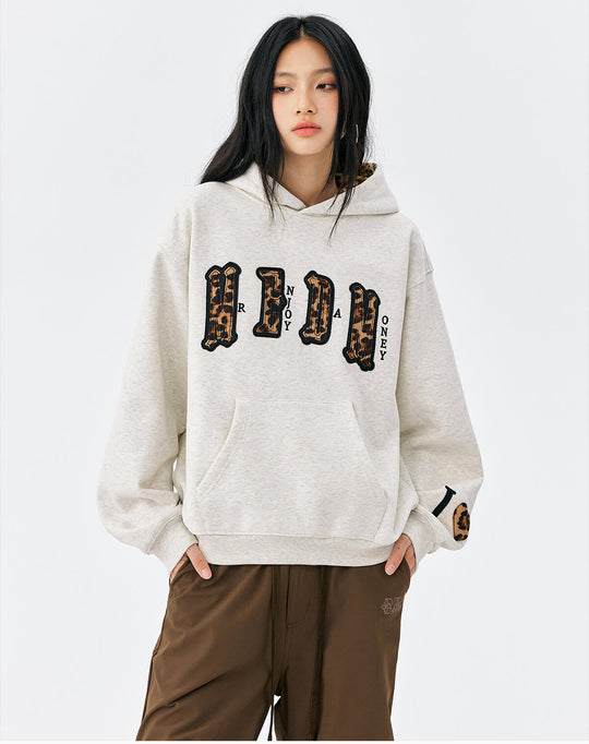 MEDM Leopard Faux Fur Layered Hoodie | Face 3 Face