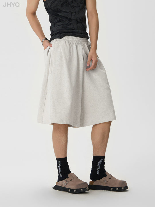 JHYQ Heavyweight Flutter Belt Baggy Sweat Shorts