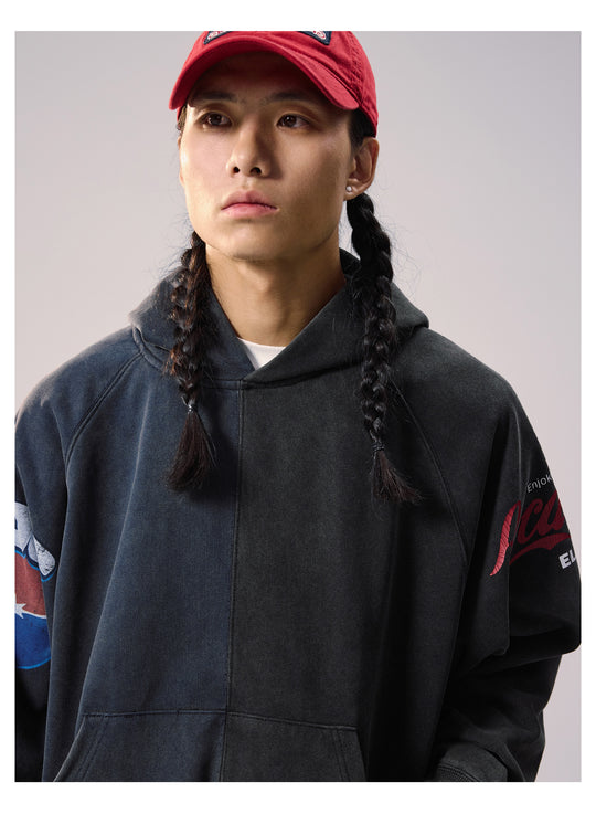 Remedy Washed Separate Raglan Hoodie | Face 3 Face