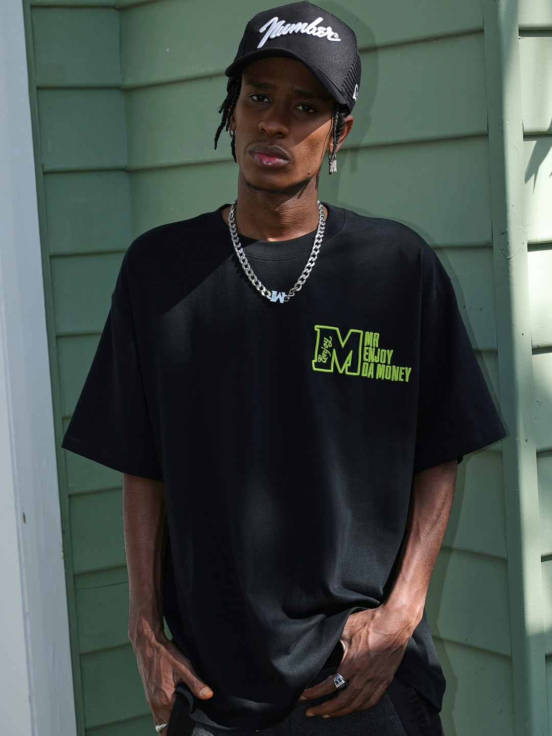 MEDM 3D M Logo Embroidered Tee | Face 3 Face