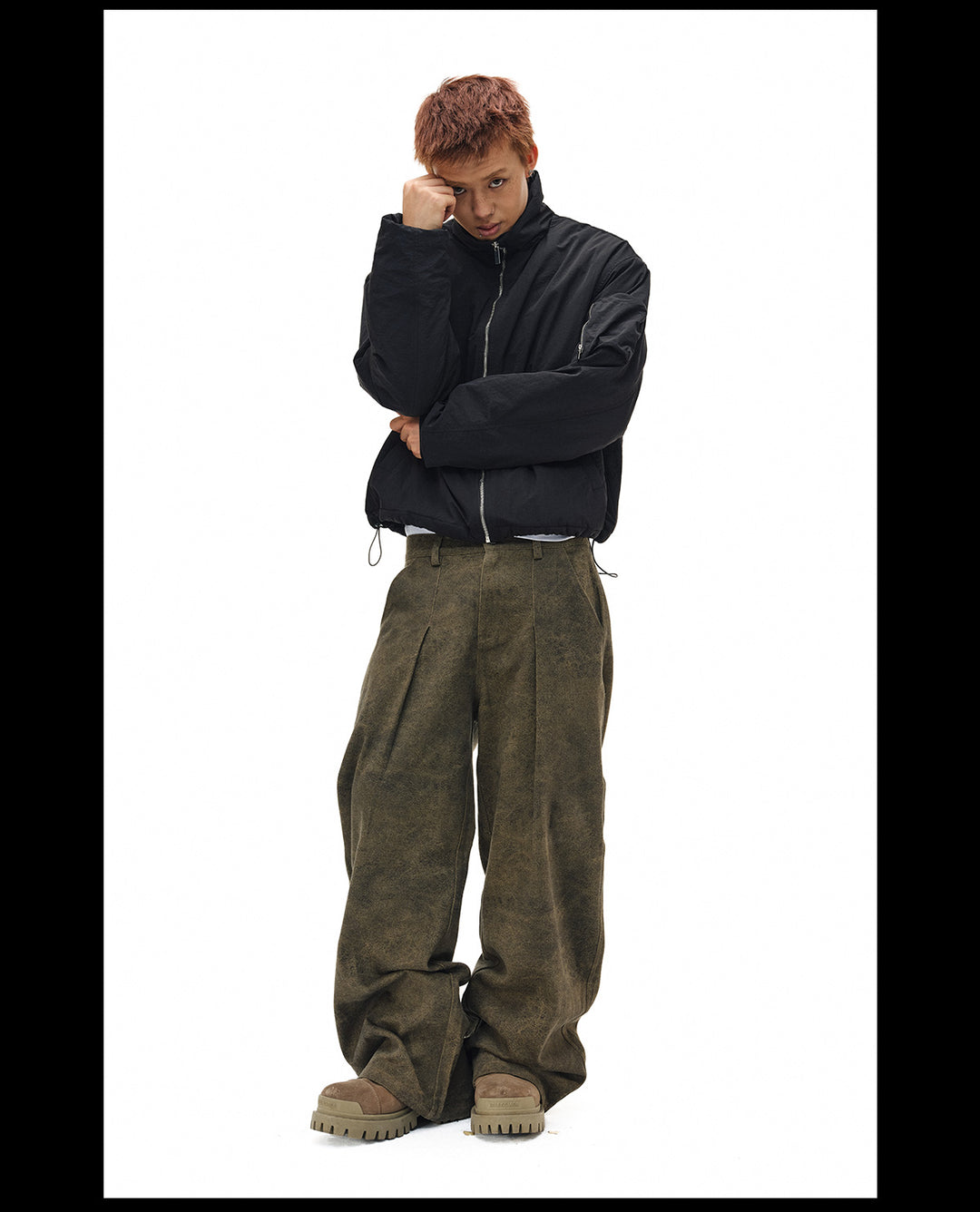 NOVACAM Windproof Puffer Short Jacket | Face 3 Face