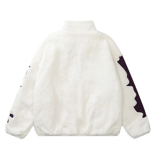 F3F Select Skeleton Sherpa Fleece Boa Jacket