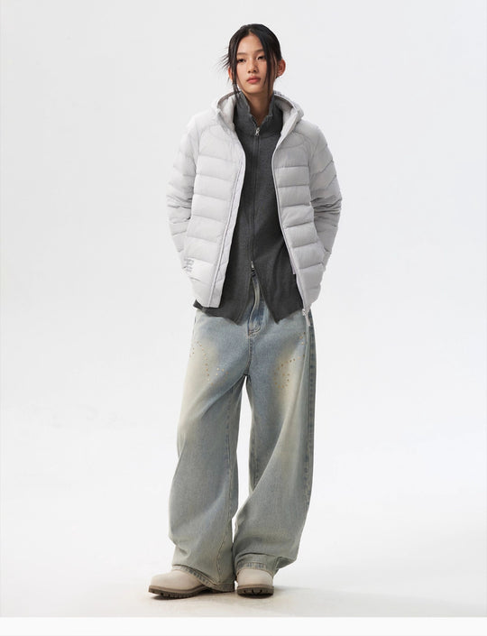 MEDM Waterproof Lightweight Hooded Down Jacket | Face 3 Face