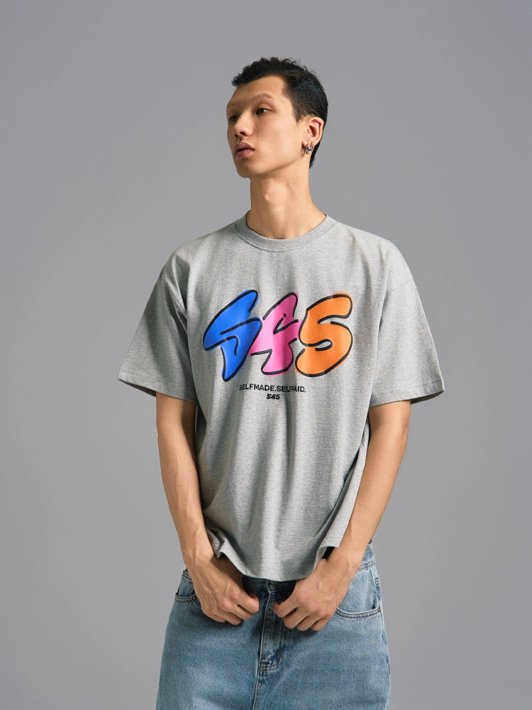 S45 Letter Graffiti Logo Tee | Face 3 Face