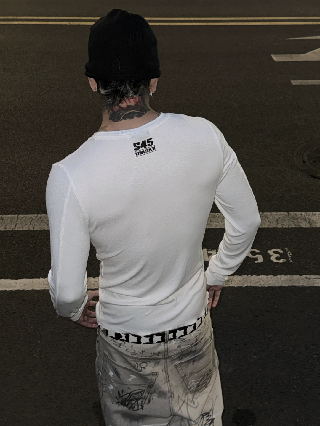 S45 Stretch Fit Basic Long Sleeve Tee | Face 3 Face