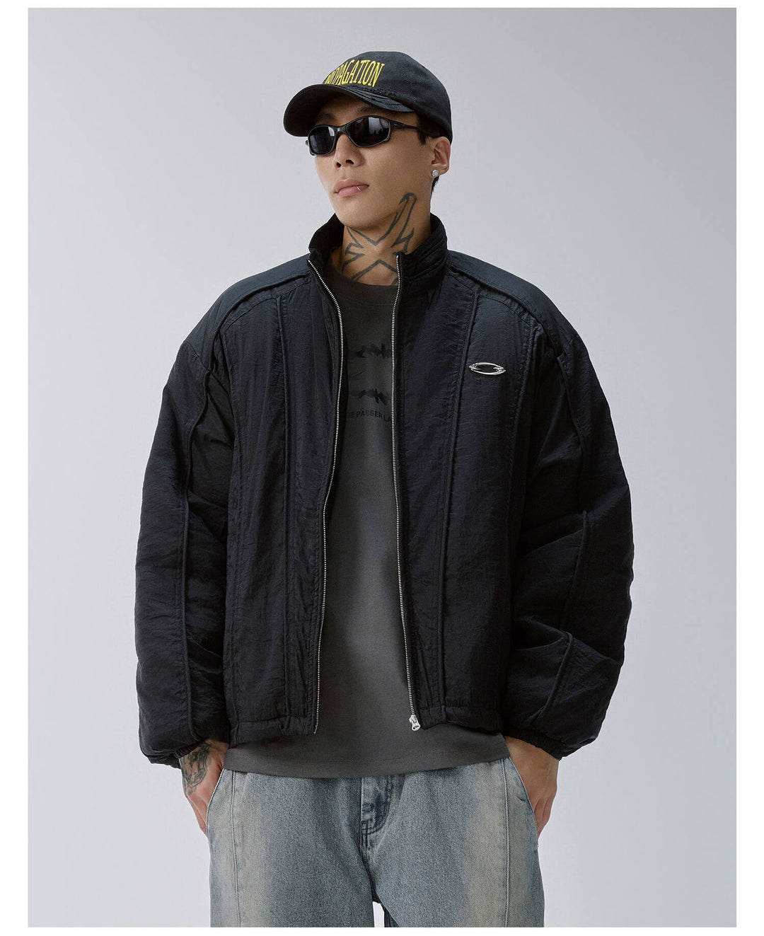 F2CE Panelled Padded Jacket | Face 3 Face