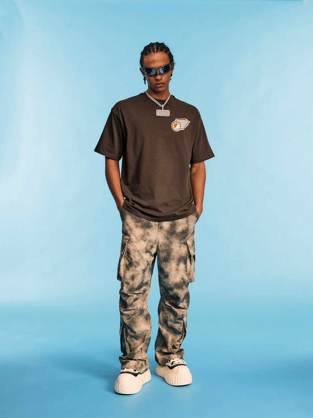 1807 Jeff Hamilton Small Logo Printed Tee | Face 3 Face