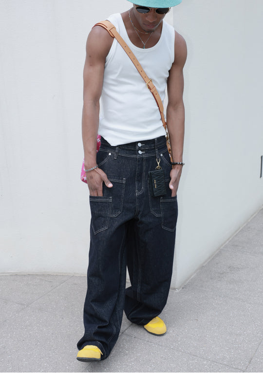 STEEPC Double Waist Structured Multi Pocket Jeans | Face 3 Face