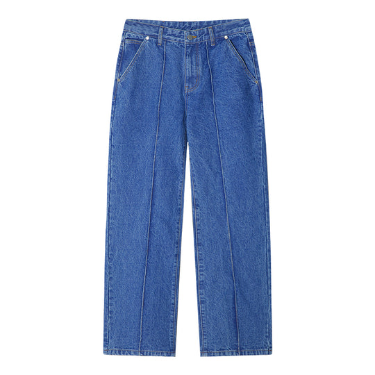 AFGK Center Stitching Denim Jeans