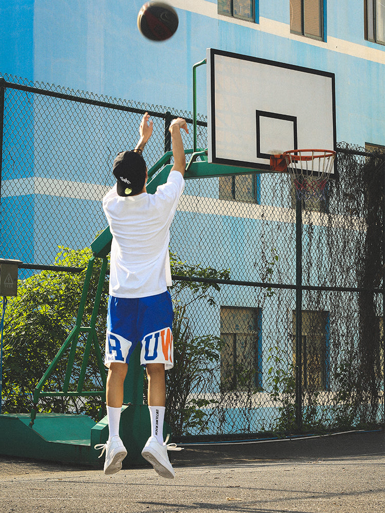 UNTILWERICH UWR Printed Basketball Shorts | Face 3 Face