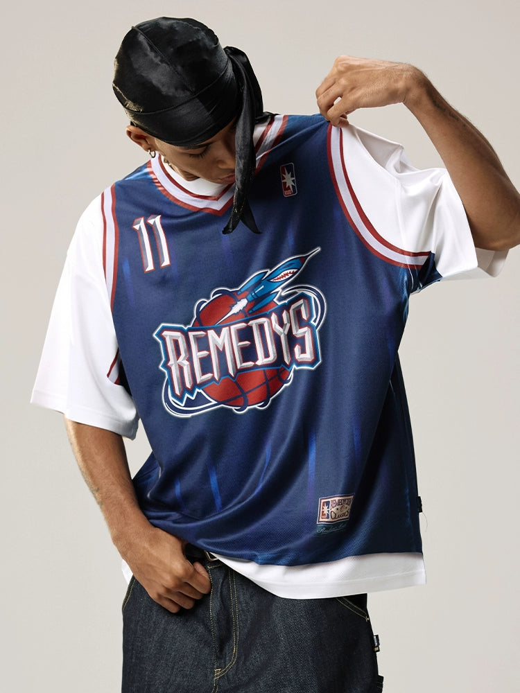 Remedy Rocket Jersey Digital Print Tee | Face 3 Face